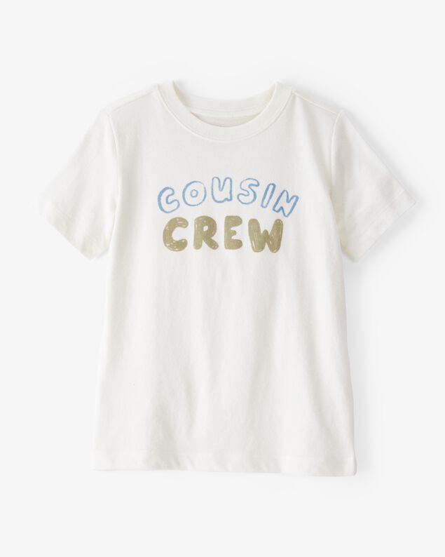 Product image 1 of Toddler Boy Cousin Crew Short-Sleeve Graphic Tee -White