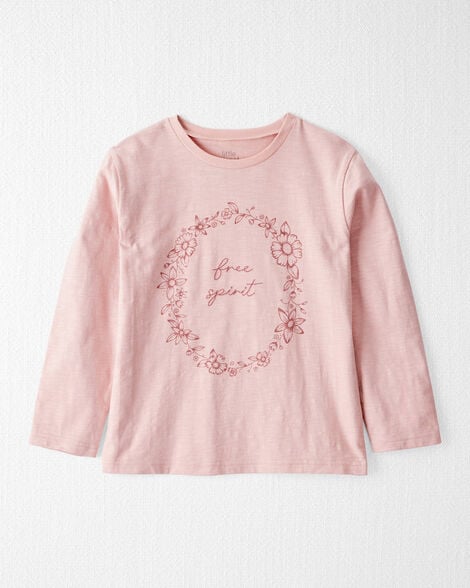 Product image 1 of Girls Organic Cotton Free Spirit Long-Sleeve Tee