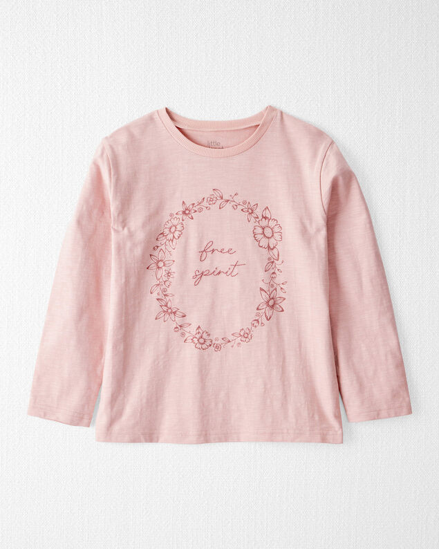 Product image 1 of Girls Organic Cotton Free Spirit Long-Sleeve Tee