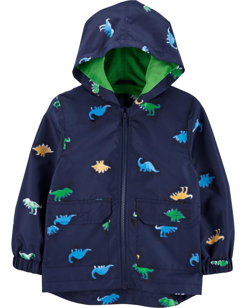 Dinosaur Color-Changing Raincoat, , hi-res