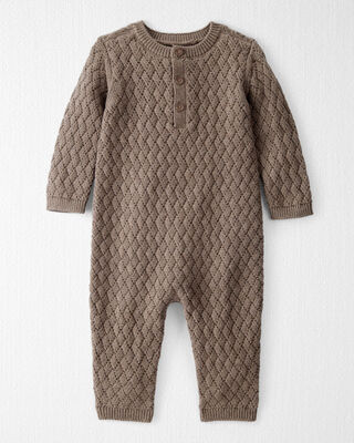 Product image 1 of Baby Organic Cotton Sweater Knit Jumpsuit