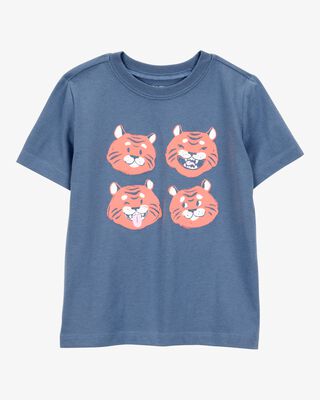 Product image 1 of Toddler Tiger Short-Sleeve Graphic Tee - Blue