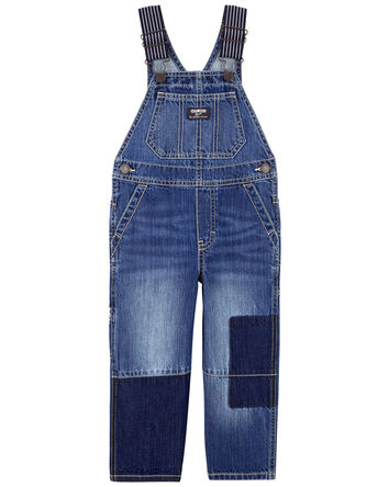 Toddler Classic OshKosh Overalls: Removed Patch Remix
