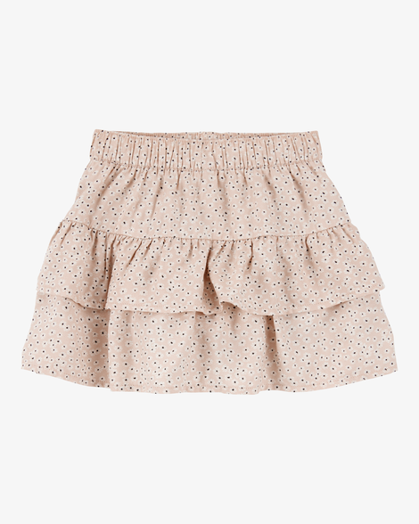 toddler floral pull-on ruffle skort