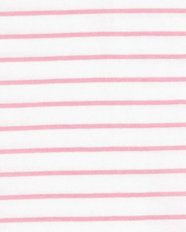 Product image 2 of Kid Striped Short-Sleeve Fashion Top - Pink