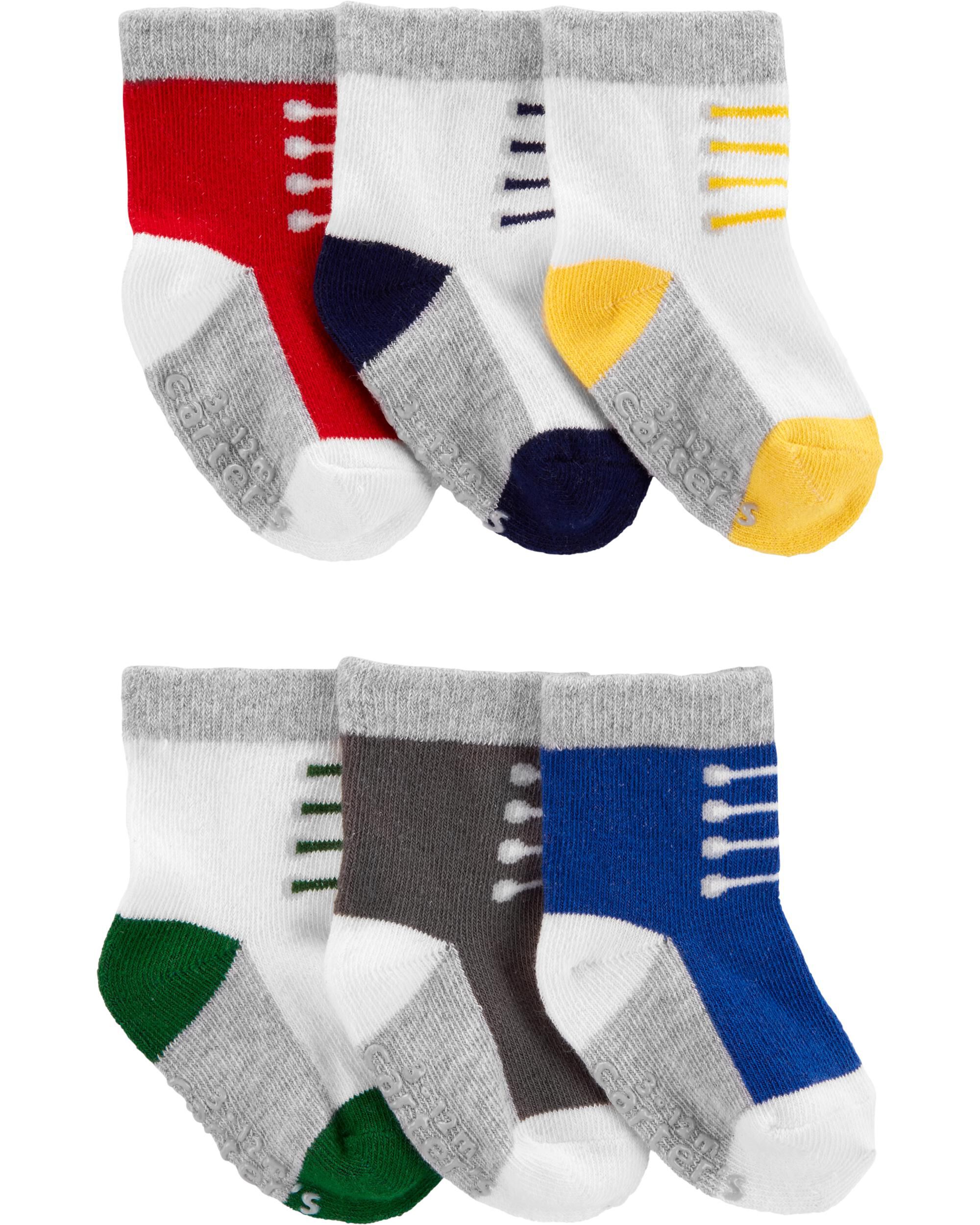 Baby 6 Pack Sneaker Booties