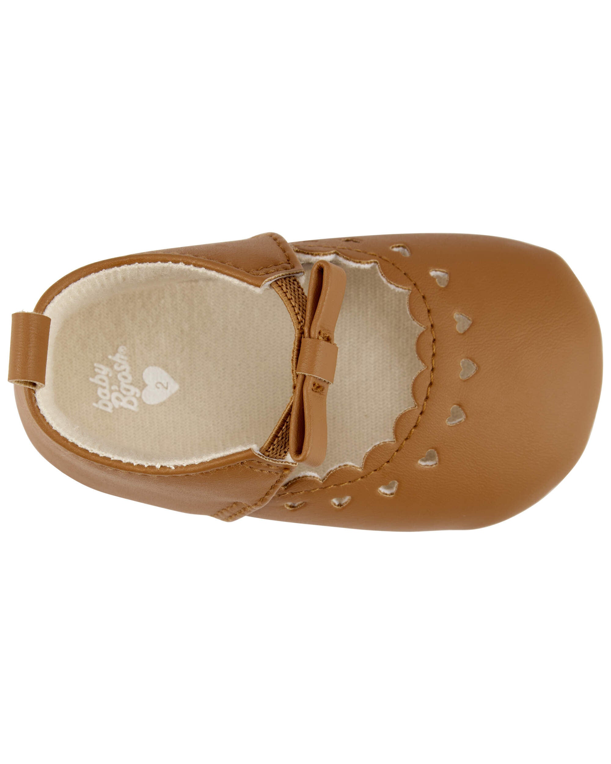 日本初の Crib Heart Scalloped Slip-On Baby Shoes Carter's | OshKosh - ルアー・フライ