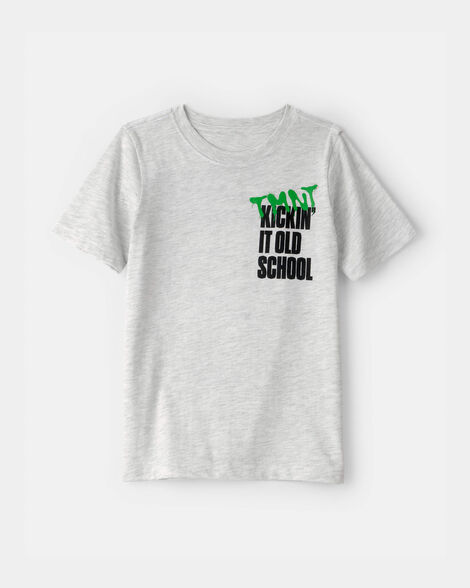 boys ninja turtles graphic tee - grey
