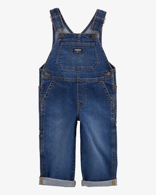 Product image 1 of Toddler Stretch Denim Overalls - Dark Wash