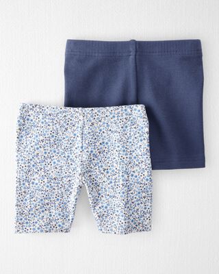 Product image 2 of Toddler 2-Pack Organic Cotton Ribbed Pedal  Shorts