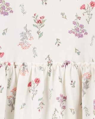 Product image 2 of Kid 2-Piece Floral Long-Sleeve Top & Pull-On Flare Pant Set