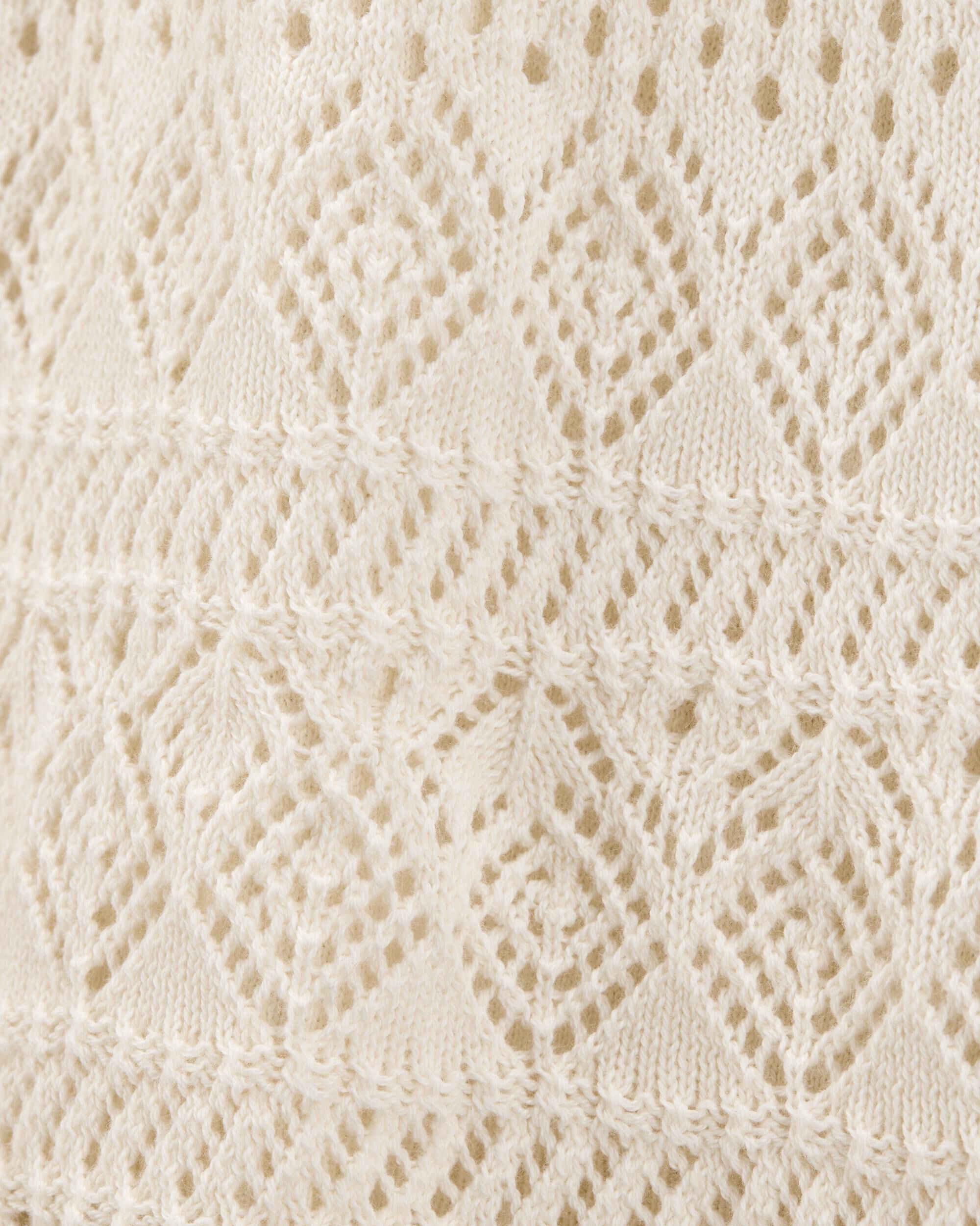 Kid Sweater Knit Tank Dress - Ivory