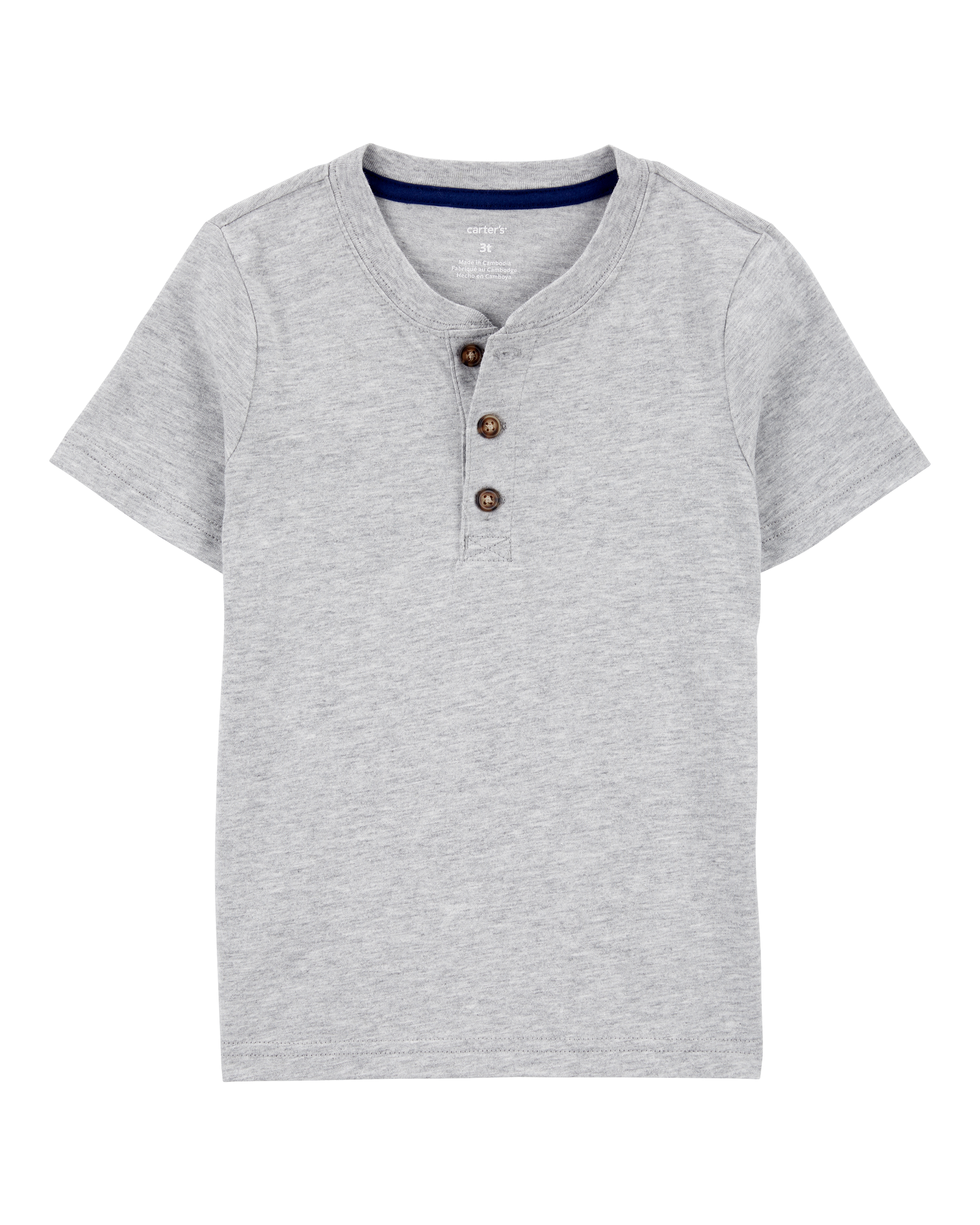 Baby Boy Short-Sleeve Henley Tee