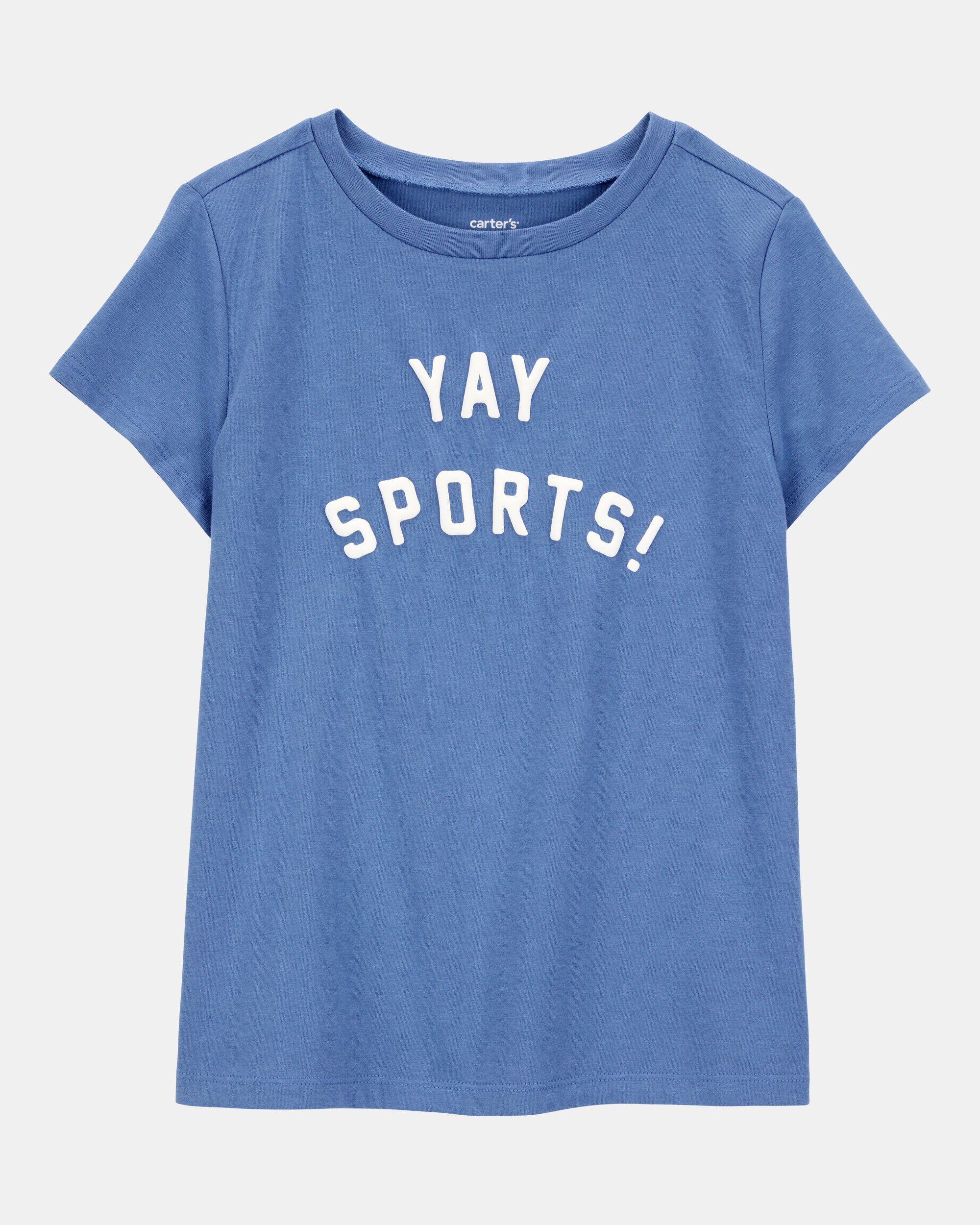 Girls Yay Sports Short-Sleeve Graphic Tee - Blue