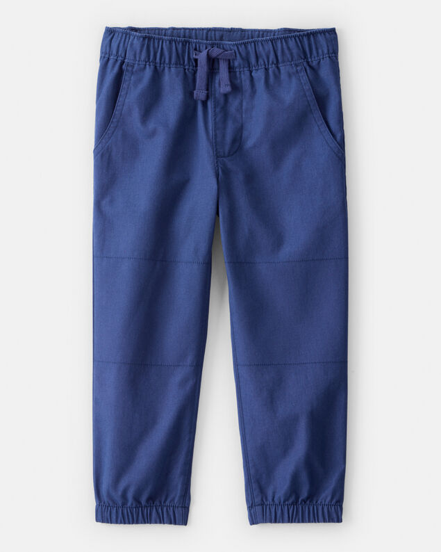 Product image 1 of Toddler Boy Cotton Pull-On Fashion Pants - Navy