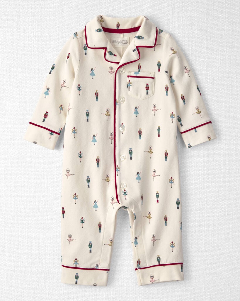 Little Planet by Carter's Baby Boys' or Baby Girls' Nutcracker Long-Sleeve Jumpsuit - Nutcracker