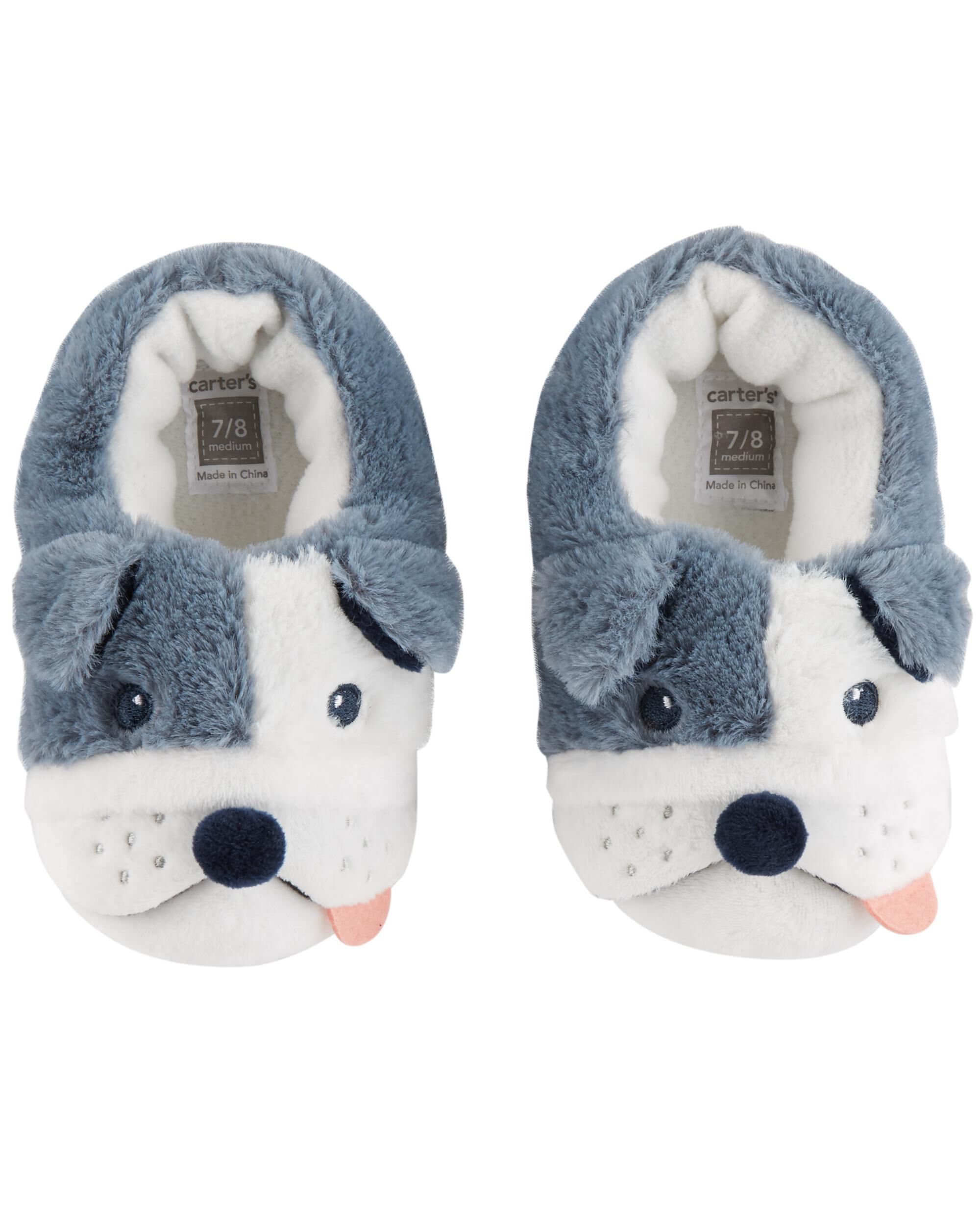 Boys dog slippers online