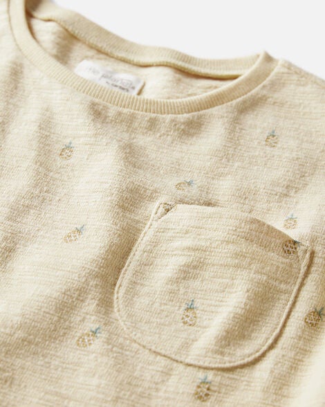  Product image 3 of Kid 2-Piece Pineapple-Print Set Made with Organic Cotton