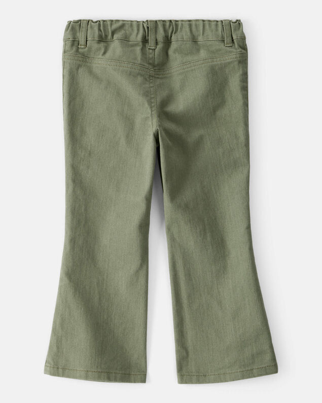 Product image 2 of Toddler Girl Cotton Flare Pants - Green