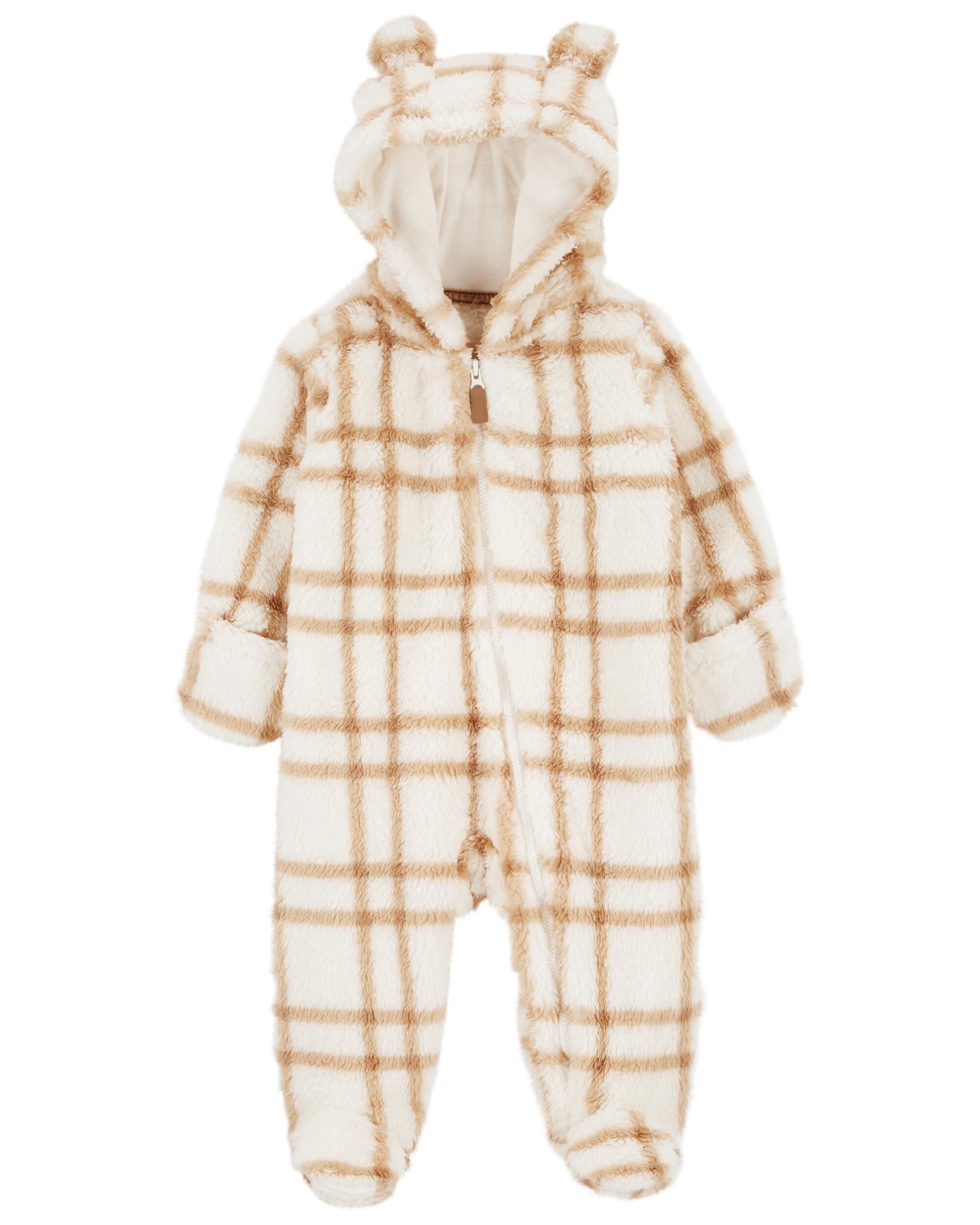 Hooded sherpa jumpsuit best sale