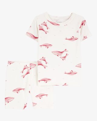 Product image 1 of Toddler 2-Piece Whale PurelySoft Pajamas