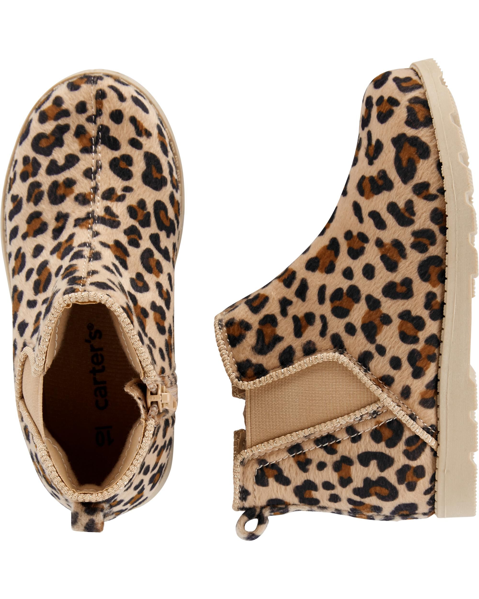 Carter's Leopard Ankle Boots | carters.com
