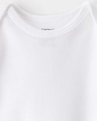 Product image 2 of Baby 4-Pack Long-Sleeve Bodysuits - White