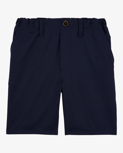 Boys Active Pull-On Uniform Shorts - Navy
