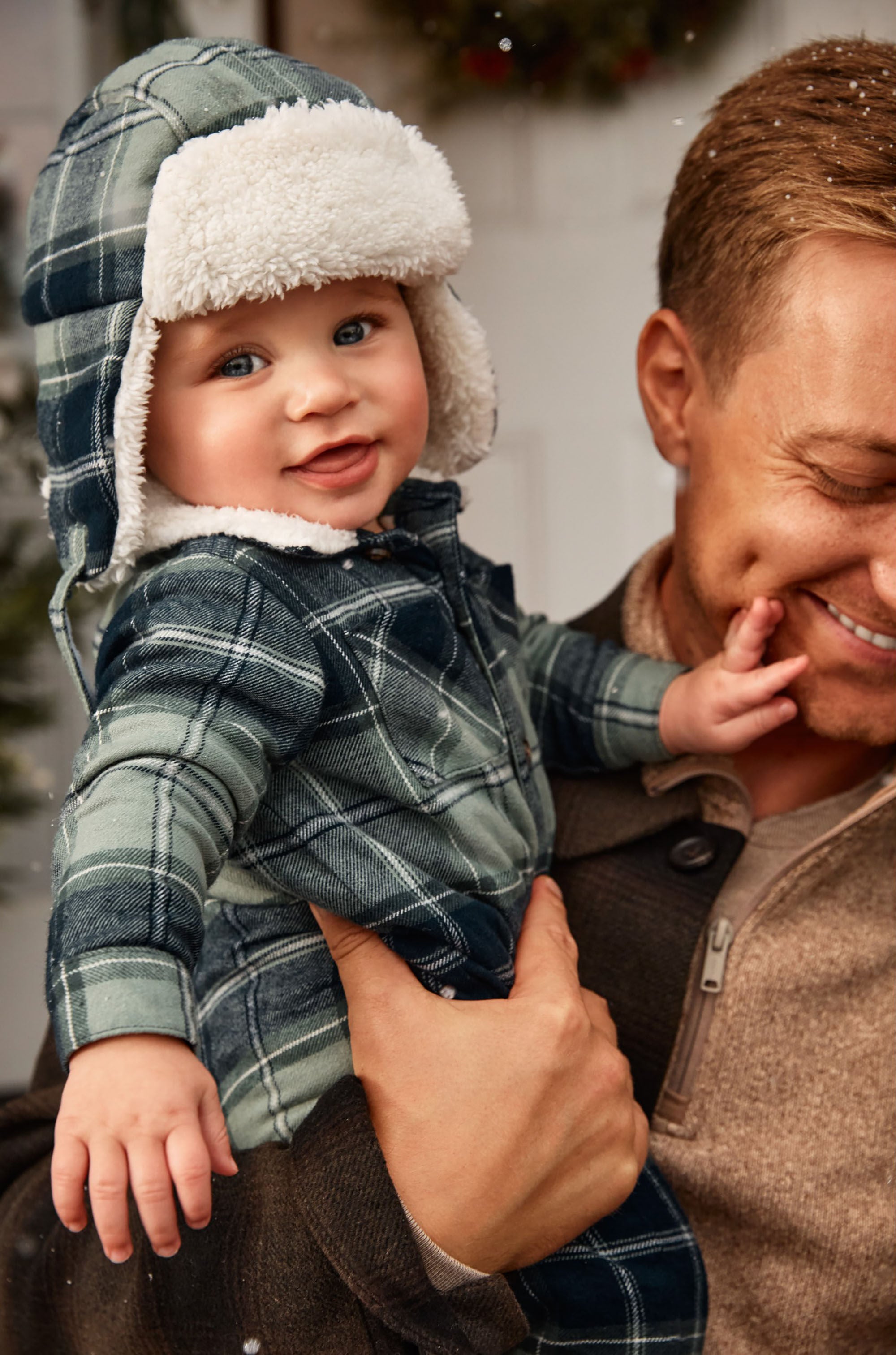 Baby Plaid Sherpa Trapper Hat Carter s Carter s