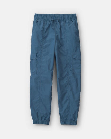 girls cargo joggers - navy blue