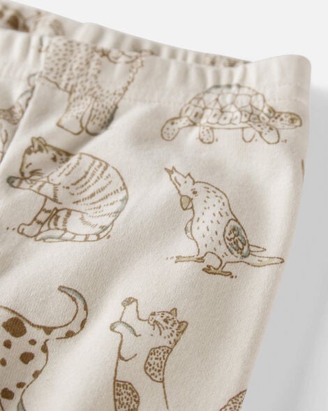  Product image 2 of Baby Pet Print Organic Cotton 2-Piece Pajamas