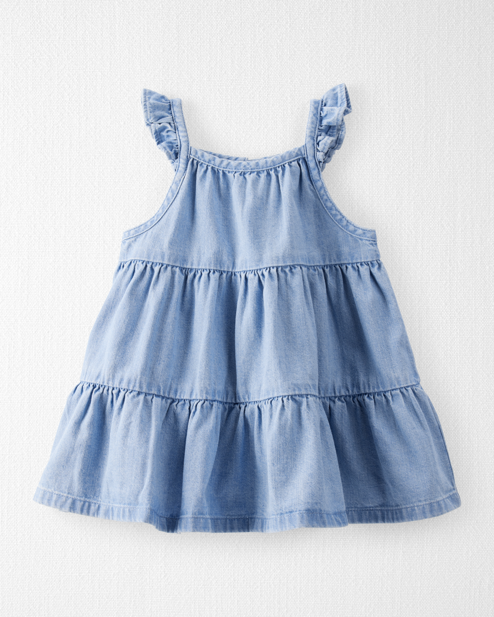 Baby Organic Cotton Chambray Dress