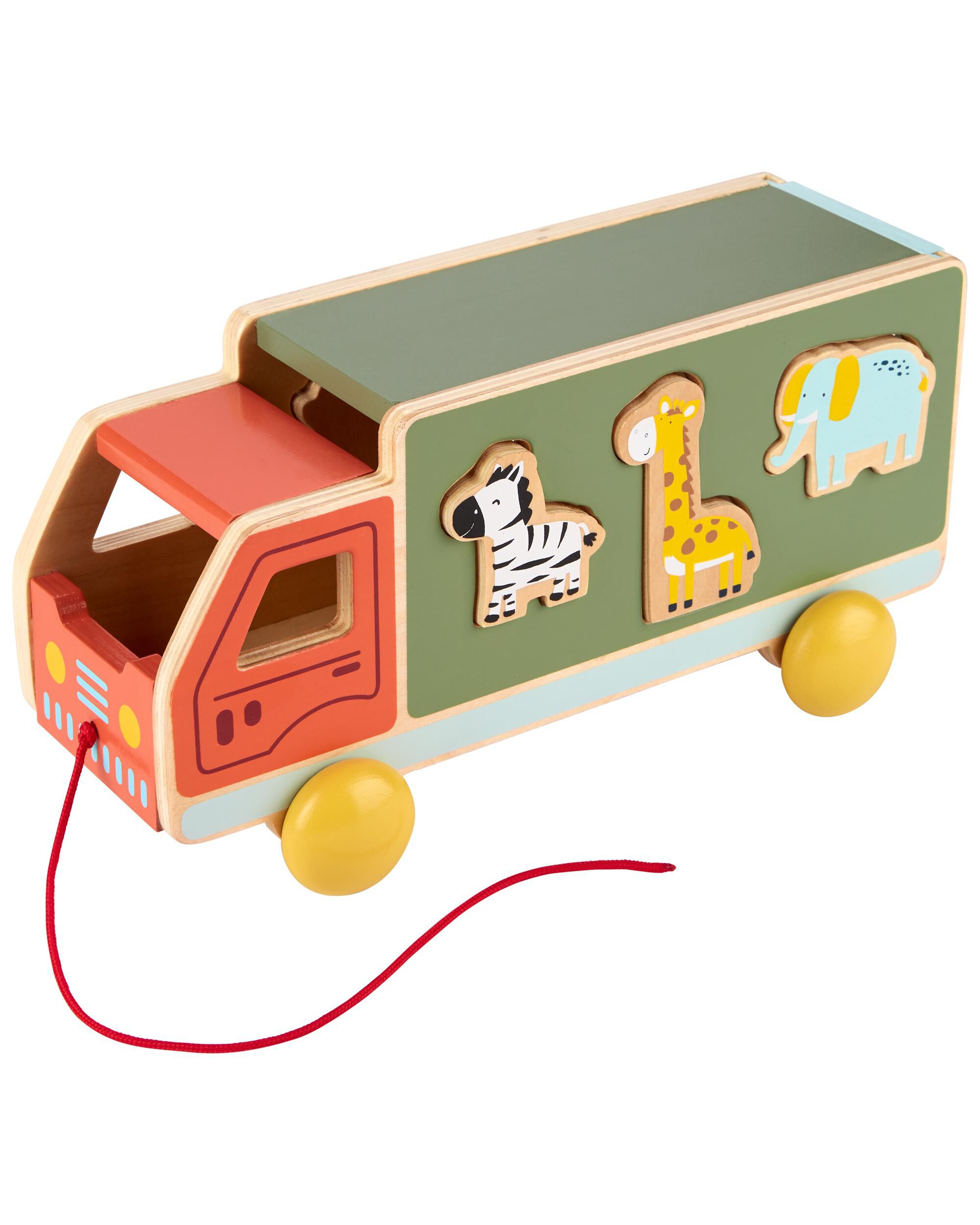 Toddler Multi Wooden Safari Train