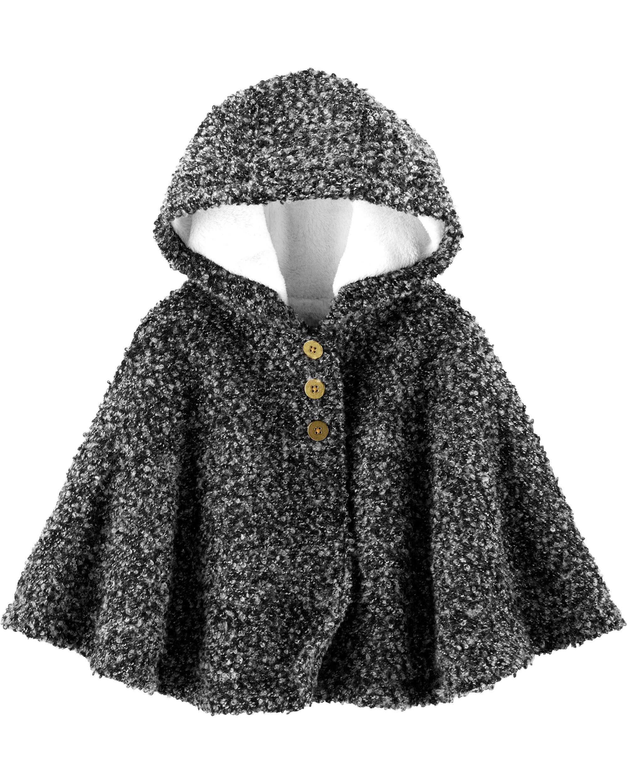 Hooded cape poncho baby Clearance