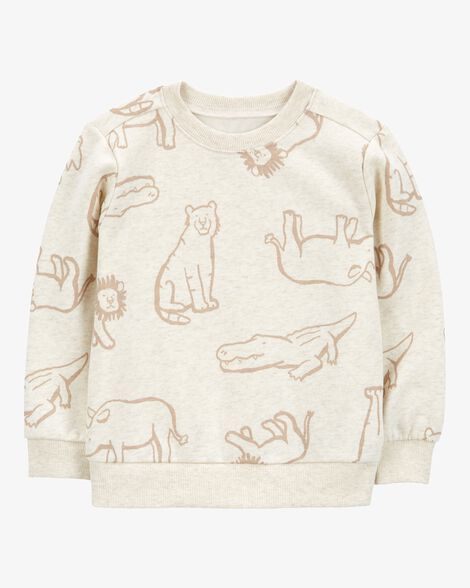  Product image 1 of Baby Safari Animal Print Fleece Pullover