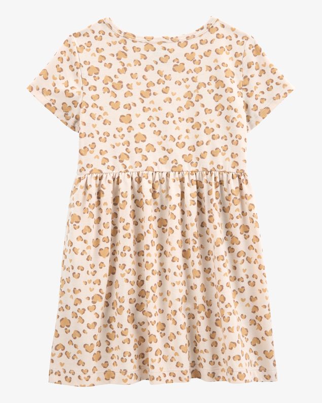 Product image 2 of Toddler Girl Cheetah Animal Print Short-Sleeve Dress