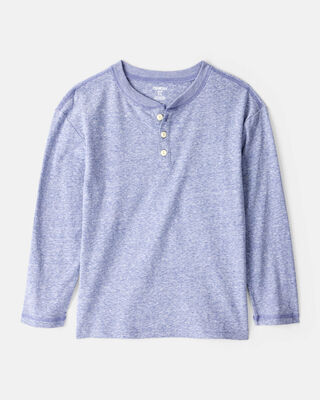Boys Long-Sleeve Pocket Tee - Green