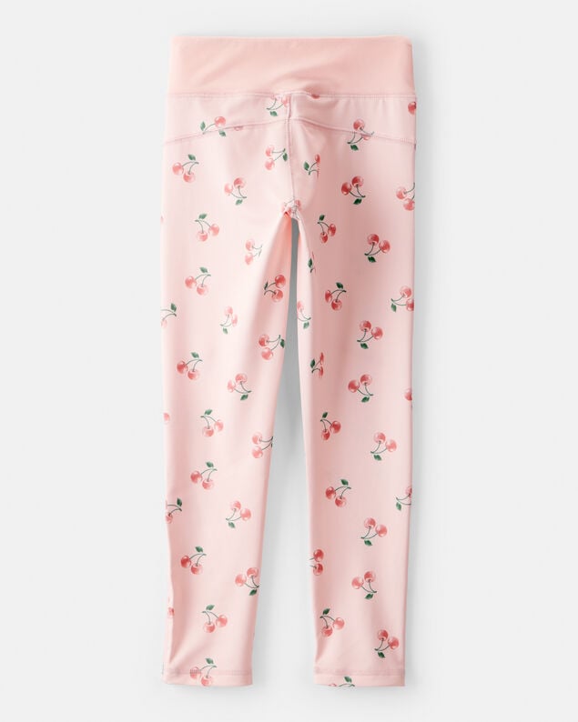 Product image 2 of Girls Cherry Print Active Leggings - Pink