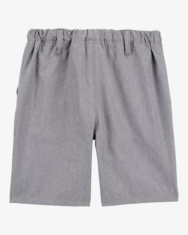 Product image 2 of Boys Active Pull-On Uniform Shorts - Grey