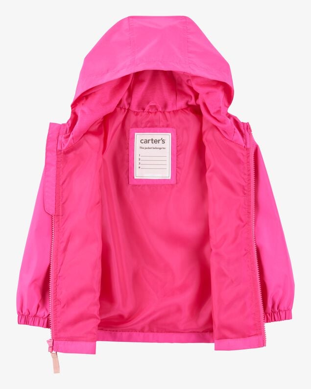 Product image 2 of Baby Solid Windbreaker Jacket - Pink