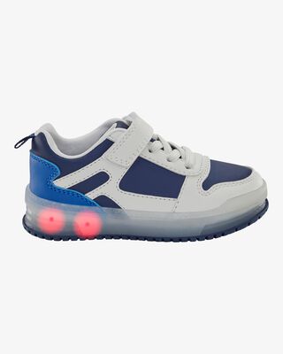 Product image 2 of Toddler Light-Up Casual Sneakers - White/Navy