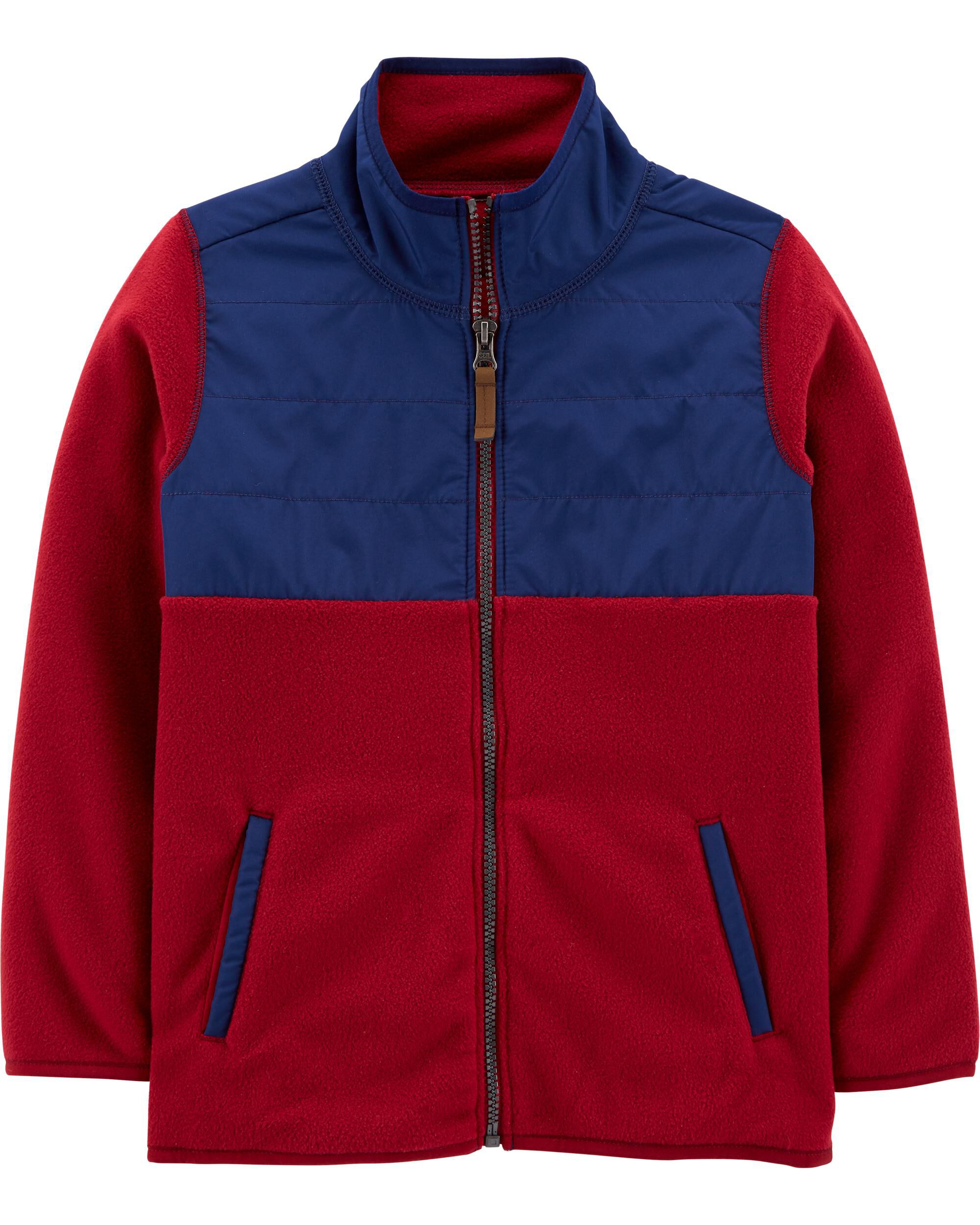 carter's fleece zip up jacket