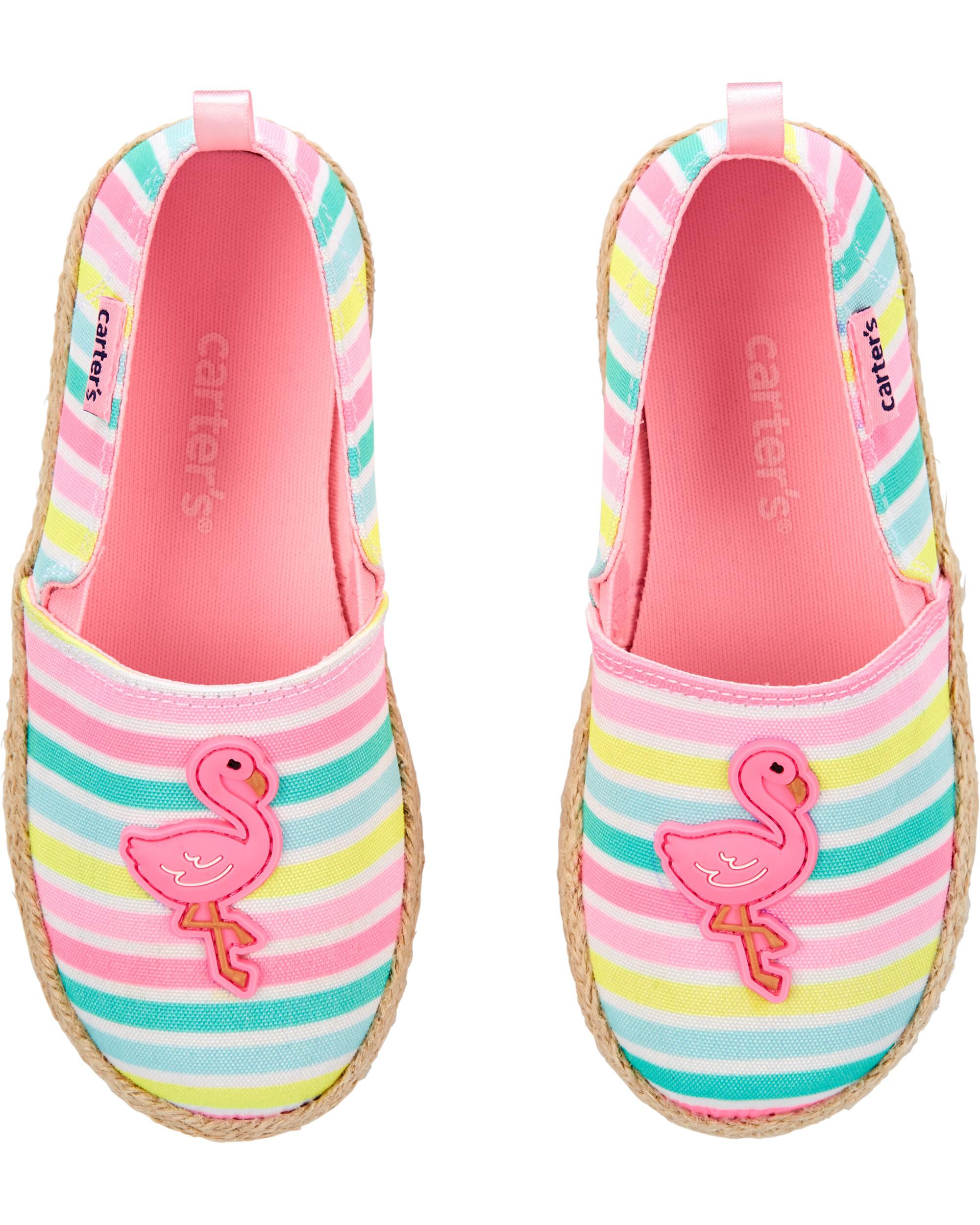 Carter's Flamingo Espadrille Slip-Ons