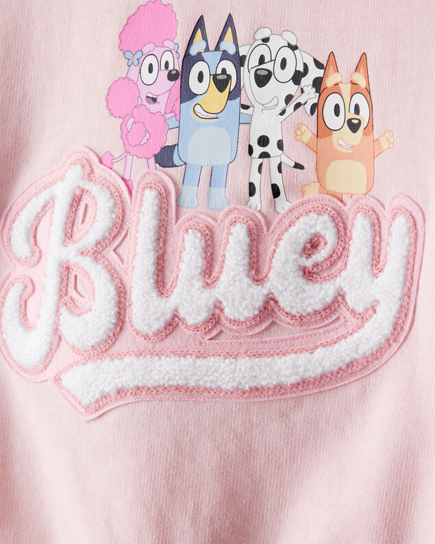Product image 2 of Toddler Girl Bluey French Terry Pullover - Pink