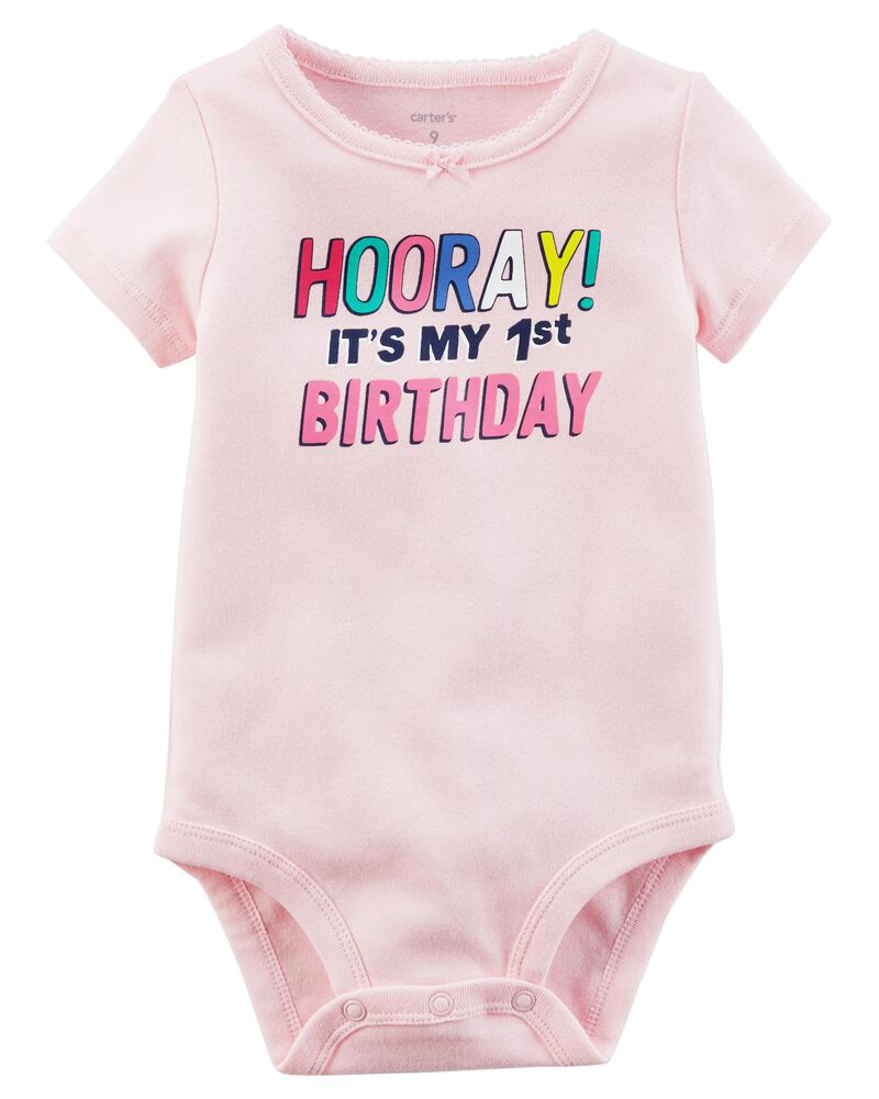 1st Birthday Collectible Bodysuit Carters Com