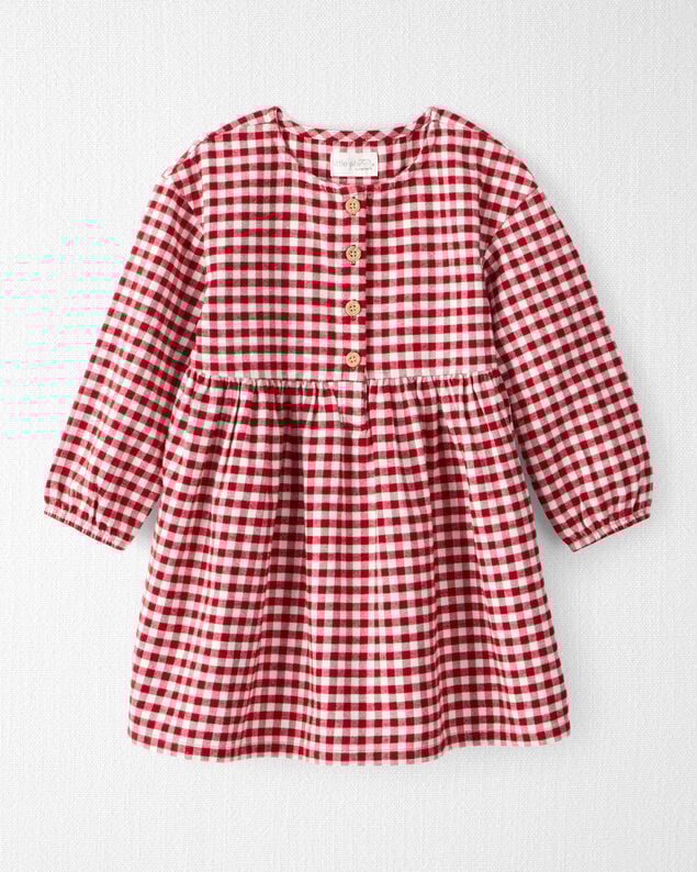 Product image 1 of Toddler Girl Organic Cotton Flannel Dress