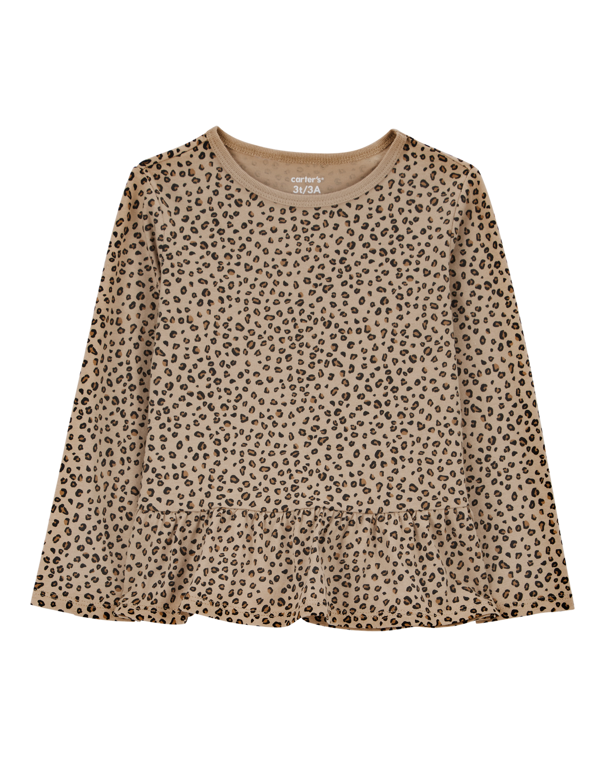 Toddler Leopard Print Peplum Top Carter s Carter s