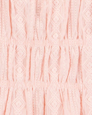 Product image 2 of Kid Ruched Textured Tank - Pink