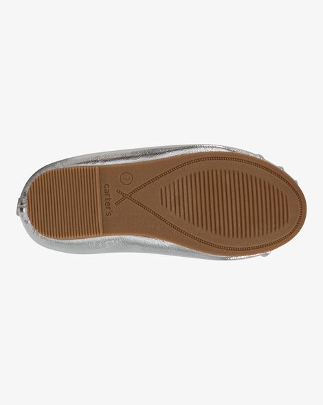  Product image 5 of Toddler Ballet Slippers - Silver