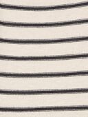 Cream Stripes - Toddler Striped Sweater Dress-Cream, Selected